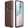 Mobigear Racing OnePlus Nord N100 Hülle Flexibles TPU Backcover - Braun