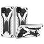 Mobigear Armor Stand Realme C25Y Hülle Hardcase Backcover Stoßfest mit Ständer - Silber