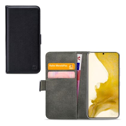 Mobilize Classic Gelly Wallet Samsung Galaxy S22 Klapphülle Portemonnaie - Schwarz
