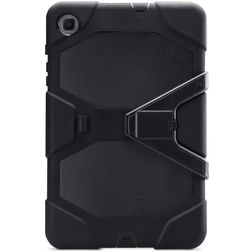 Xccess Survivor Essential Samsung Galaxy Tab S6 Lite Stoßfeste Hardcase Hülle + Ständer - Schwarz