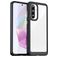 Mobigear Crystal Samsung Galaxy A36 Hülle Hardcase Backcover - Schwarz