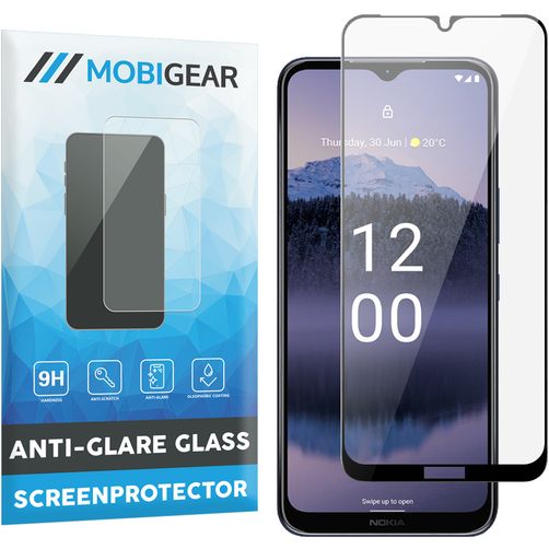 Mobigear Premium Nokia G11 Plus Panzerglas Gehärtetes Glas Displayschutz - Hüllenfreundlich - Schwarz