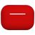 Mobigear Colors Apple AirPods Pro 2 Hülle Flexibles Silikon - Rot