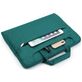 Mobigear Denim Zipper Laptop Umhängetasche 13 - 14 Zoll Laptoptasche - Grün