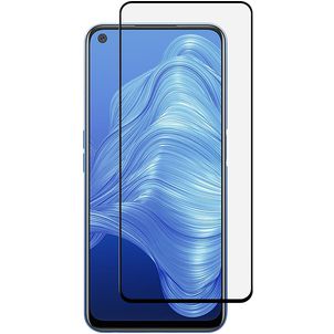 Mobigear Premium Realme 7 Panzerglas Gehärtetes Glas Displayschutz - Hüllenfreundlich - Schwarz