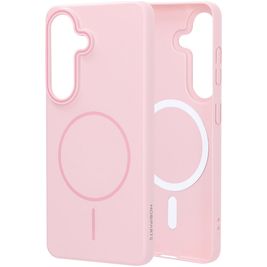 Mobiparts Slim Line Samsung Galaxy S26 MagSafe Hülle Hardcase Backcover - Blush Pink