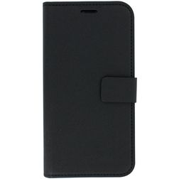 Mobiparts Saffiano Wallet iPhone XS Hülle Klapphülle Geldbörse - Schwarz