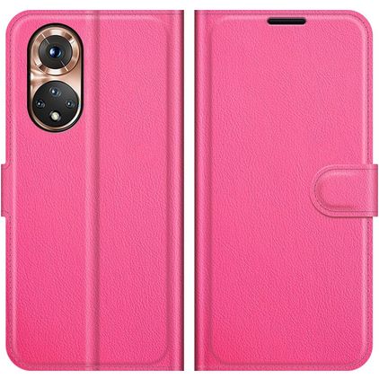 Mobigear Classic HONOR 50 Hülle Klapphülle Geldbörse - Magenta