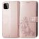 Mobigear Clover Samsung Galaxy A22 4G Hülle Klapphülle Geldbörse - Roségold