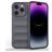 Mobigear Bumpy iPhone 15 Pro Hülle Flexibles TPU Backcover - Charcoal