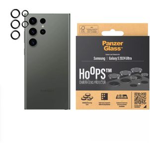 PanzerGlass Hoops Samsung Galaxy S24 Ultra Gehärtetes Glas Kameralinsen Schutz - Hüllenfreundlich