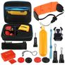 Puluz GoPro Mount Zubehör Starter Pack 14 Teile + Tasche Schwarz