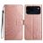 Mobigear Mandala iPhone 18 Pro Max Klapphülle Portemonnaie - Roségold