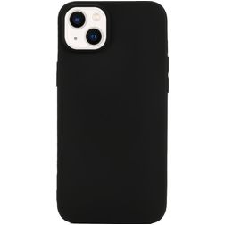Mobigear Colors iPhone 14 Hülle Flexibles TPU Backcover - Schwarz