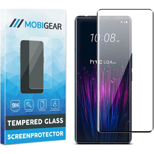 Mobigear Premium HTC U24 Pro Panzerglas Displayschutz - Hüllenfreundlich