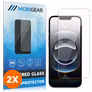 Mobigear iPhone 16e Panzerglas Gehärtetes Glas Displayschutz - Hüllenfreundlich (2er Pack)