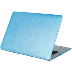 Mobigear Silk Texture MacBook Pro 15 Zoll (2008-2012) Hardcase Hülle MacBook Case - Blau - Model A1286