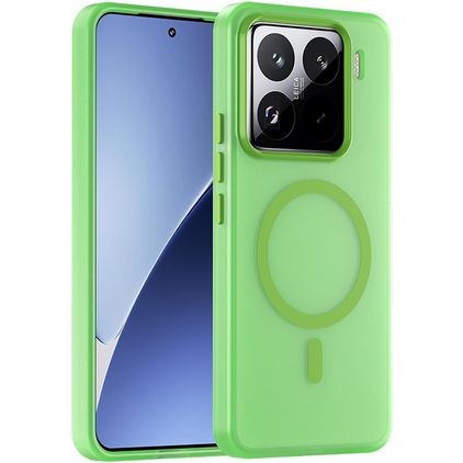 Mobigear Shockproof Xiaomi 15 Pro MagSafe Hülle Hardcase Backcover - Grün