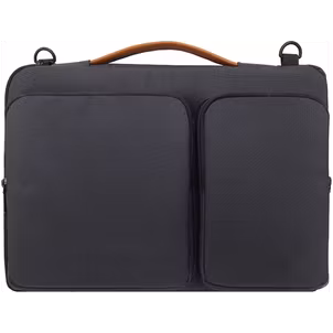 Mobigear Traveler Nylon Laptop Umhängetasche Laptoptasche - Schwarz
