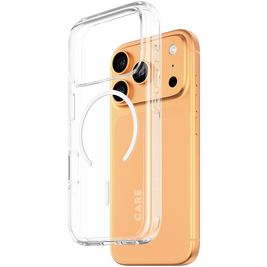 CARE by PanzerGlass Flagship iPhone 17 Pro MagSafe Hülle Hardcase Backcover - Transparent / Weiß