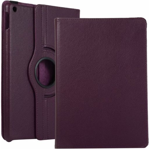 Mobigear DuoStand iPad 7 (2019) Hülle Drehbare Klapphülle - Lila