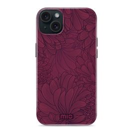 MIO iPhone 15 MagSafe Hülle Hardcase Backcover - Berry Blooms