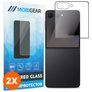 Mobigear Premium Samsung Galaxy Z Flip 7 Panzerglas Gehärtetes Glas Displayschutz - Hüllenfreundlich - Schwarz (2er Pack)
