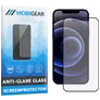 Mobigear Premium iPhone 12 Panzerglas Gehärtetes Glas Displayschutz Anti-Glare - Hüllenfreundlich - Schwarz