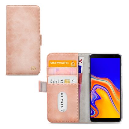 Mobilize Elite Gelly Samsung Galaxy J4 Plus Klapphülle - Soft Pink
