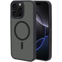 Mobiparts Hardcover iPhone 16 Pro Max MagSafe Hülle Hardcase Backcover - Satin Black