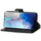 Mobigear Zipper Samsung Galaxy S20 Hülle Klapphülle Geldbörse - Schwarz