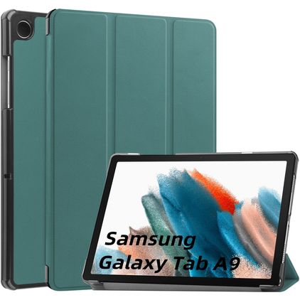 Mobigear Tri-Fold Samsung Galaxy Tab A9 (2023) Hülle Klapphülle - Grün