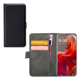 Mobilize Classic Gelly Wallet Motorola Moto G85 Hülle Klapphülle Geldbörse - Schwarz