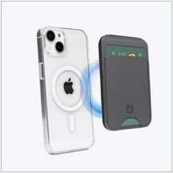 Valenta Card Wallet Stand Kartenetui - 3 Karten - MagSafe Kompatibel - Schwarz