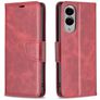Mobigear Excellent Samsung Galaxy S25 Edge Hülle Klapphülle Geldbörse - Rot