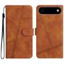 Mobigear Stitch iPhone Air Hülle Klapphülle Geldbörse - Braun