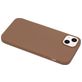 Mobigear Colors iPhone 14 Plus Hülle Flexibles TPU Backcover - Braun