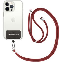 Mobigear Lanyard Universal-Handykette einstellbar - Weinrot