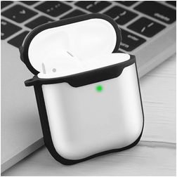 Mobigear Shockproof Apple AirPods 1 Stoßfeste Hardcase Hülle - Schwarz