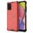 Mobigear Honeycomb Samsung Galaxy A03s Hülle Hardcase Backcover Stoßfest - Rot