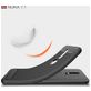 Mobigear Brushed Slim Nokia 7.1 Hülle Flexibles TPU Backcover - Schwarz
