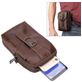 Mobigear Gürteltasche (max 17 cm x 11 cm) - Gürtelclip - Holster - Braun
