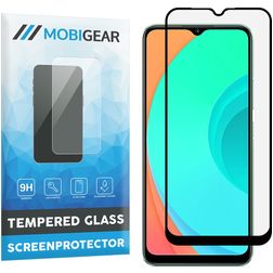 Mobigear Premium Realme C11 (2020) Panzerglas Displayschutz - Hüllenfreundlich - Schwarz