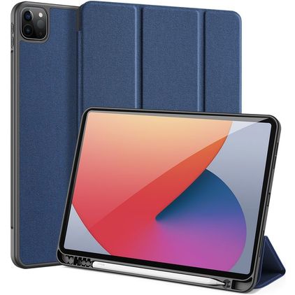 Dux Ducis Domo iPad Pro 11 Zoll (2022) Hülle Klapphülle + Stifthalter - Blau