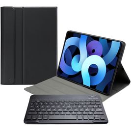 Mobilize Detachable Bluetooth Keyboard iPad Air 5 (2022) Hülle AZERTY Bluetooth Tastatur Klapphülle - Schwarz