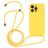 Mobigear Lanyard iPhone 14 Pro Silikon Handykette - Gelb