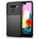 Mobigear Groove LG K50s Hülle Flexibles TPU Backcover - Schwarz