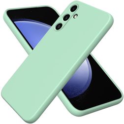 Mobigear Colors Samsung Galaxy M15 Silikon Hülle Backcover - Grün