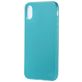 Mobigear Colors iPhone XS Max Hülle Flexibles TPU Backcover - Türkis