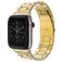 Mobigear Antwerp Edelstahl Apple Watch Armband Faltschließe - 42/41/40/38 mm - Gold
